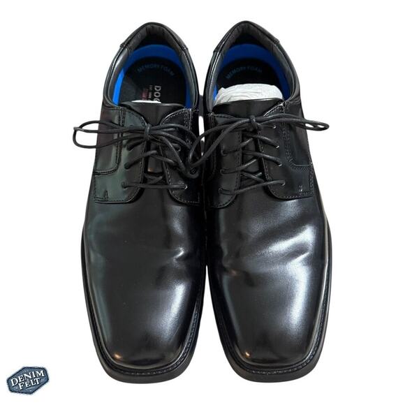 DOCKERS Mens Black Irving Slip Resistant Work Dress Oxford Shoe | NEW!!